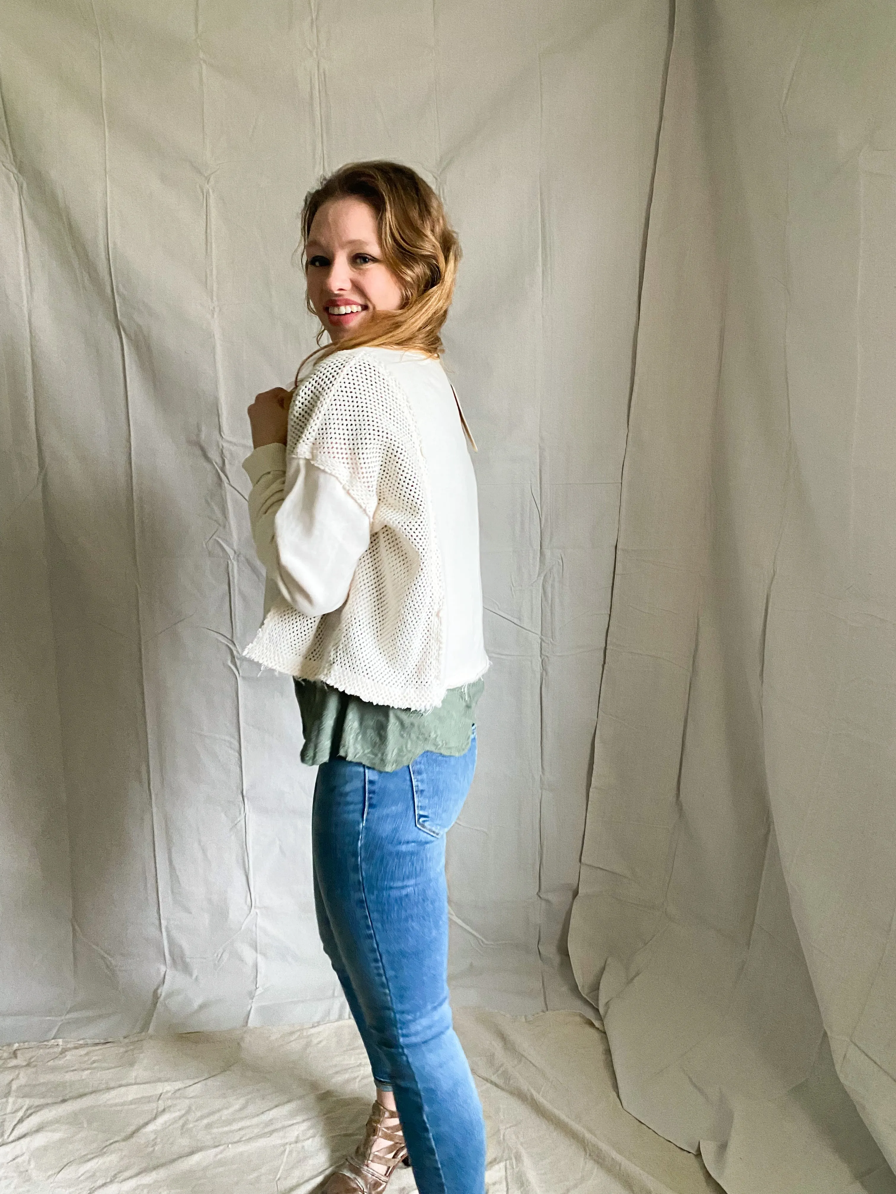 Veda crochet sweater