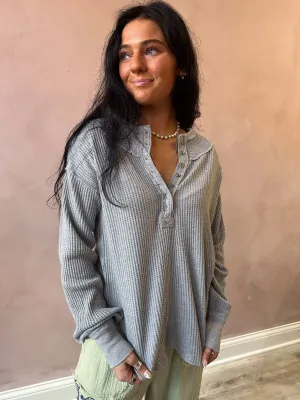 We The Free Holly Henley / Heather Grey Combo