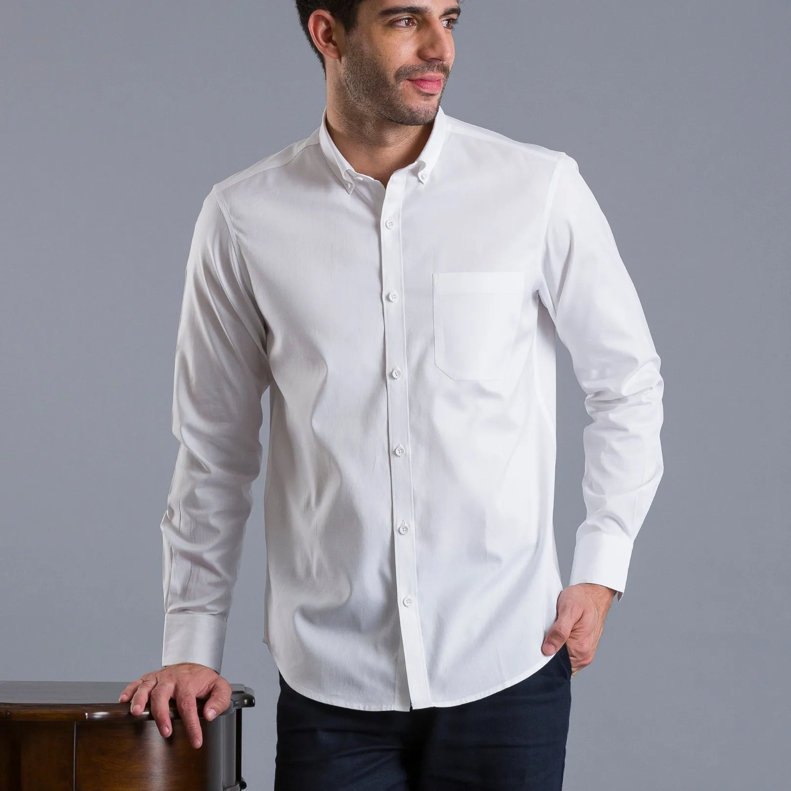 White Button Down Shirt