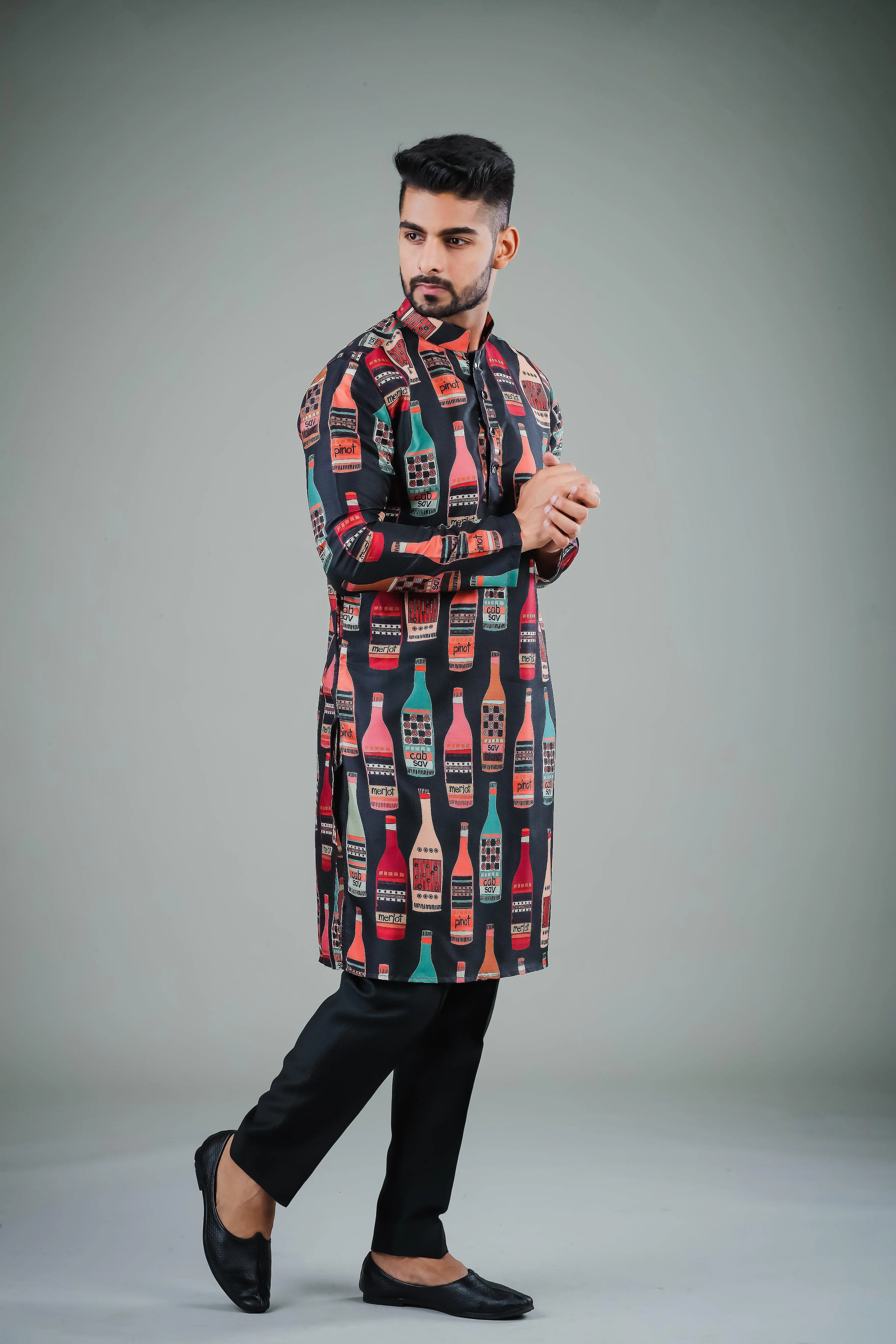 Wine Nights - Silk Kurta