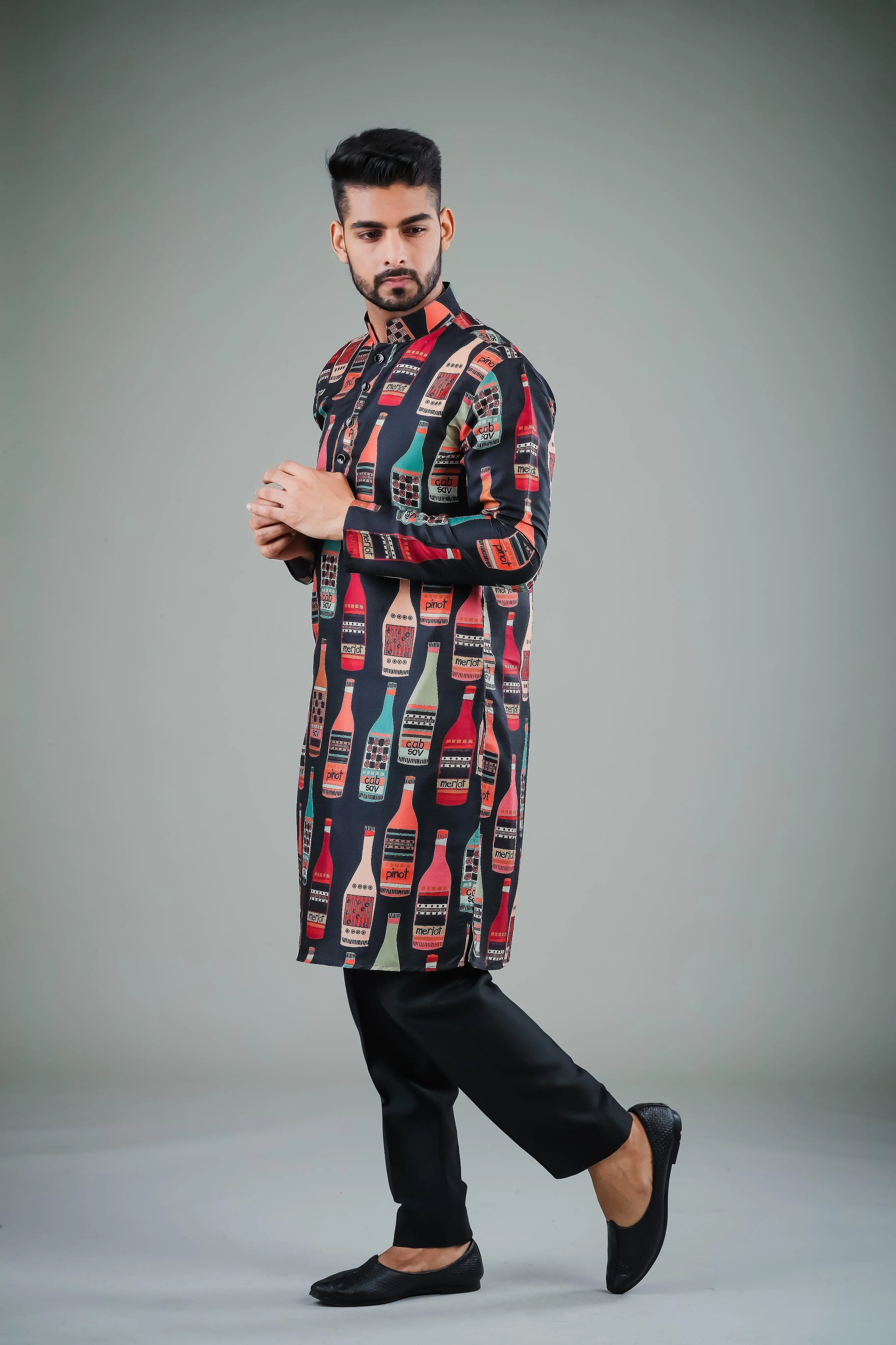 Wine Nights - Silk Kurta