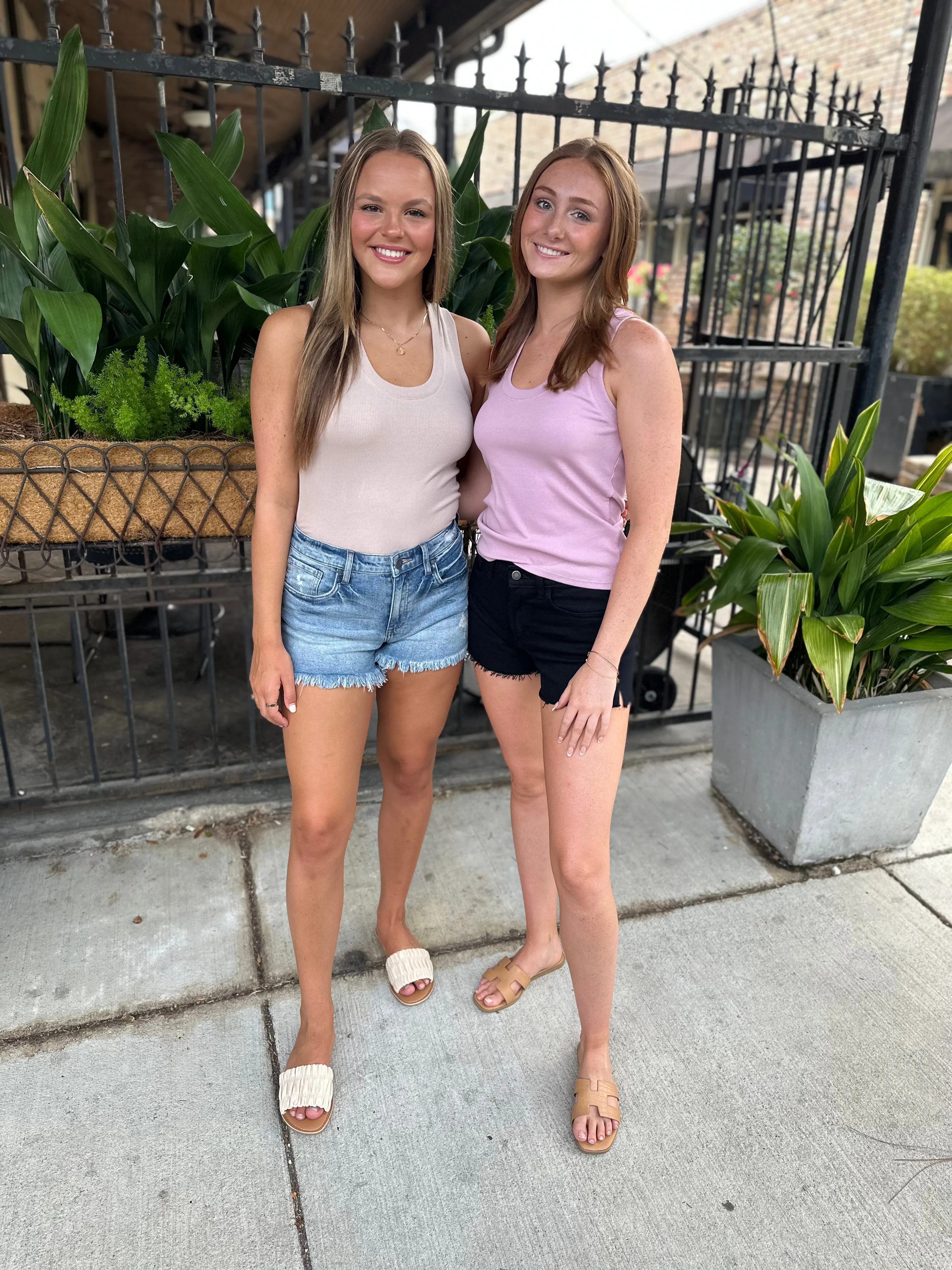 Z Supply Sirena Ribbed Tank- Mauve