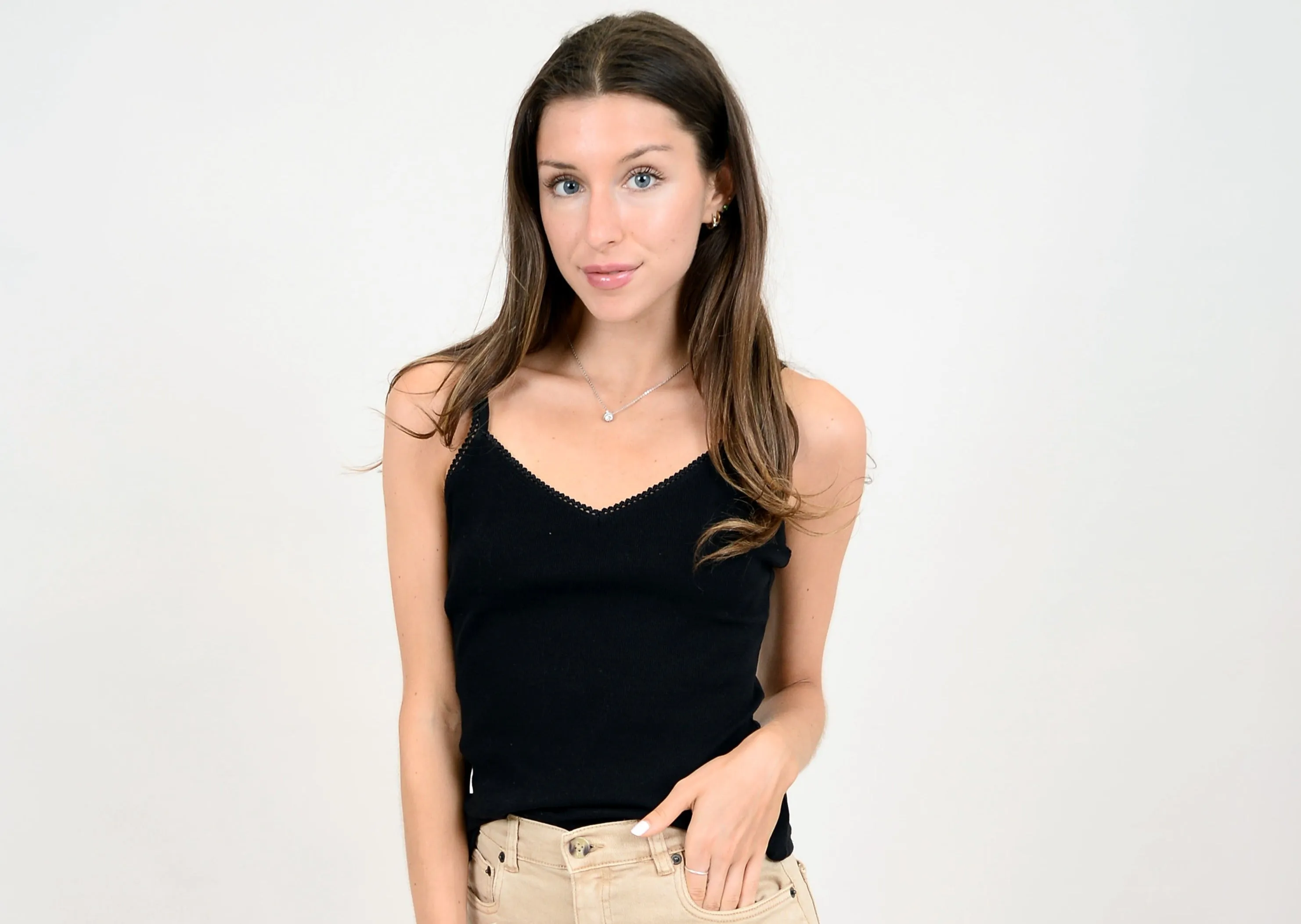 Zaya Strap Cami | Black