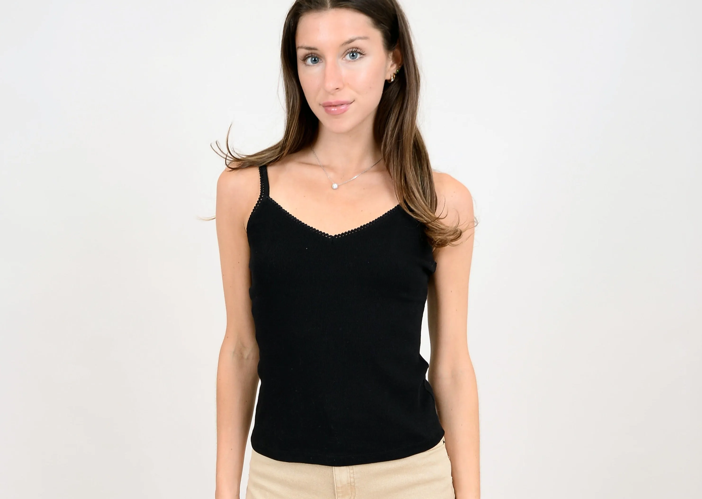Zaya Strap Cami | Black