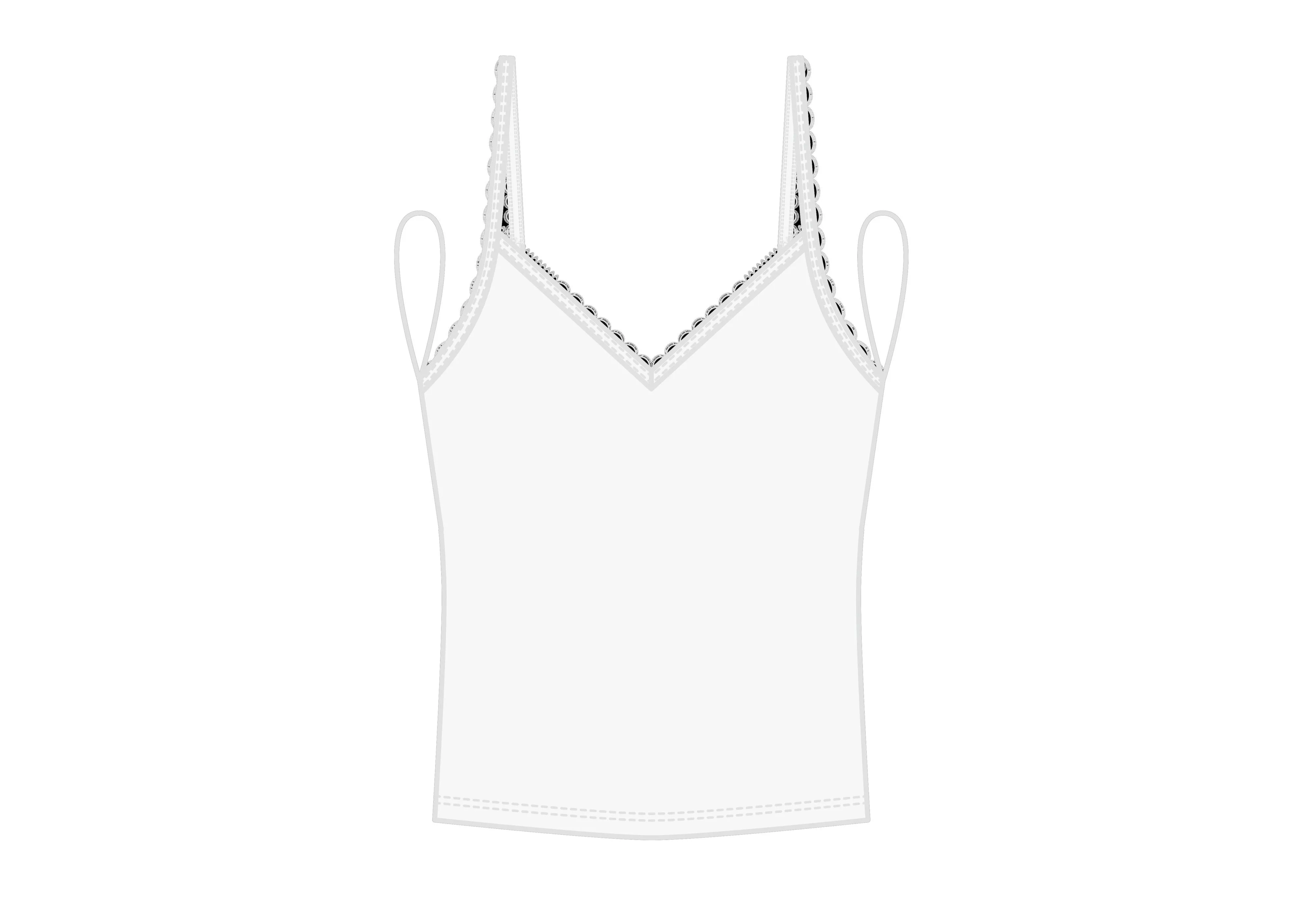 Zaya Strap Cami | White